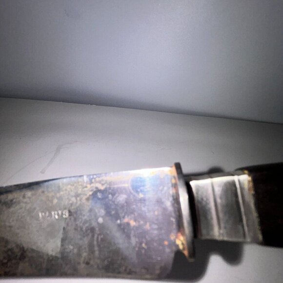 French Paris Silverplate RARE Ebony Two-Piece Carving Set Fork w/ Stand & Knife - Picture 14 of 16